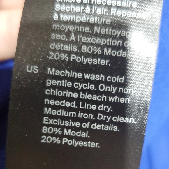 COS Deep Blue Maxi Dress with Ruffle Accent - Picture 9 of 10